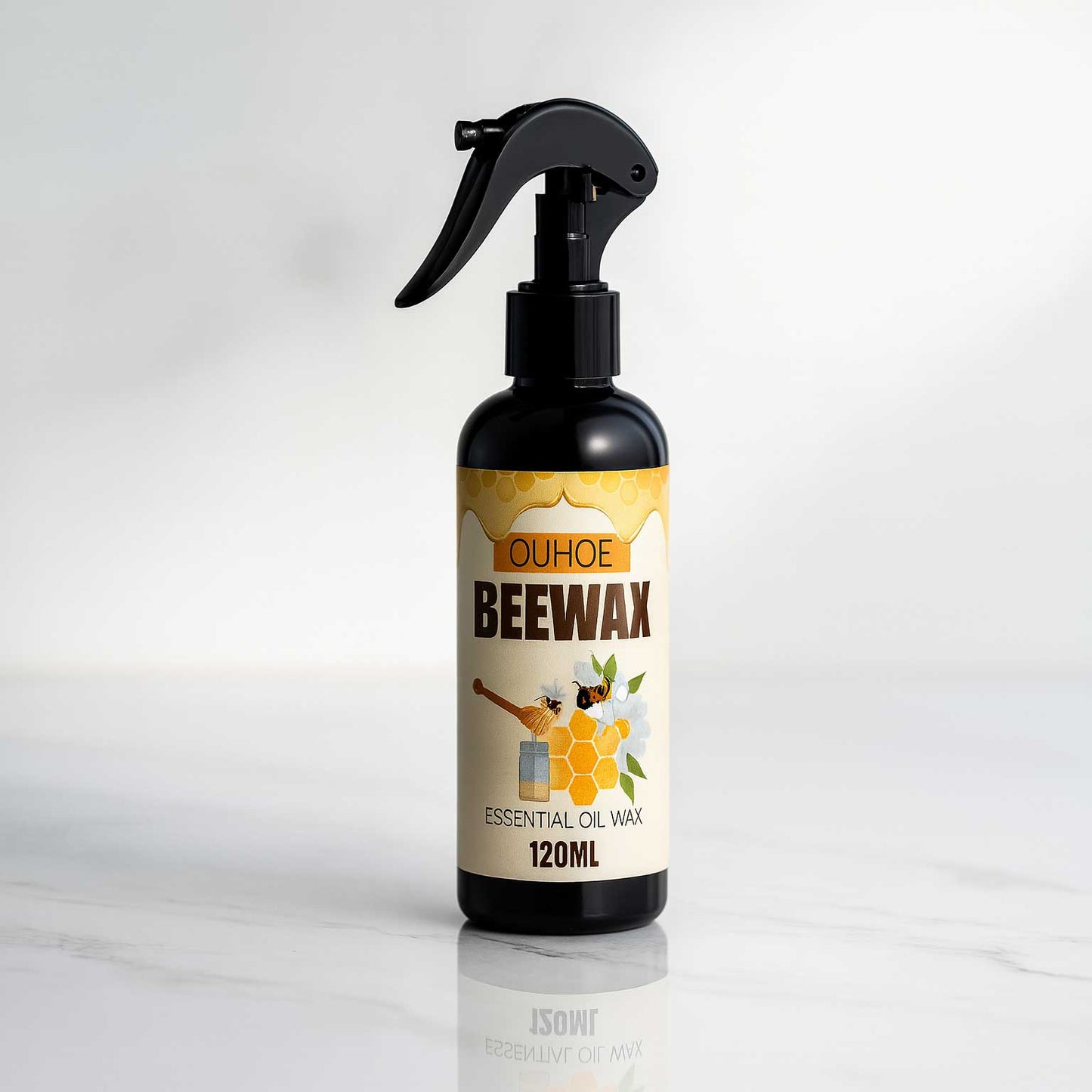 WaxHaven – Naturlig Bivaxspray för Trä och Möbler