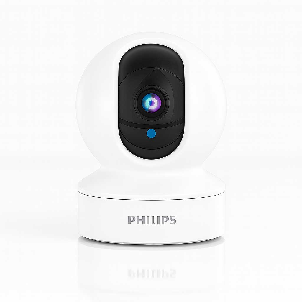 HomeGuard – Smart Övervakningskamera med 360° Panoramavy, WiFi & Tvåvägsljud