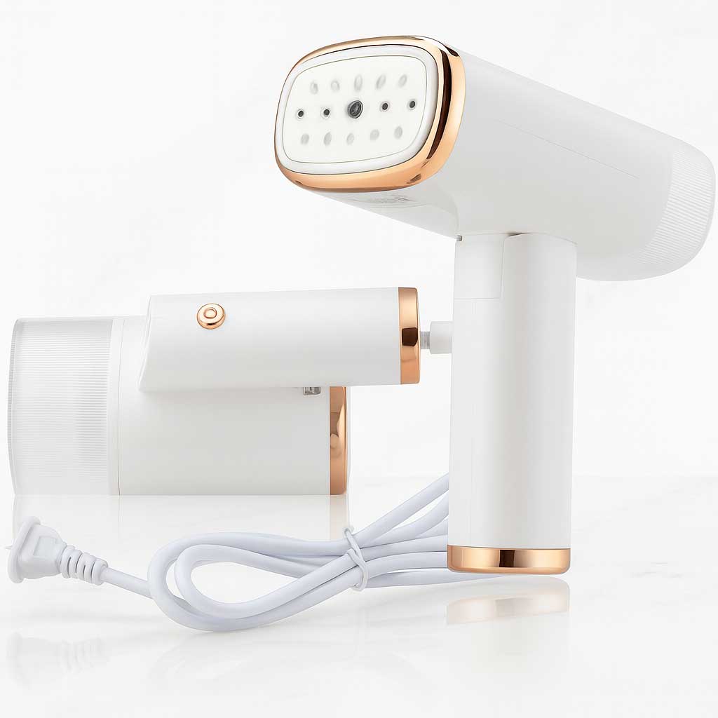 SteamFold – Portabel Handhållen Steamer & Resestrykjärn med Hopfällbar Design, 1000W & Snabb Uppvärmning
