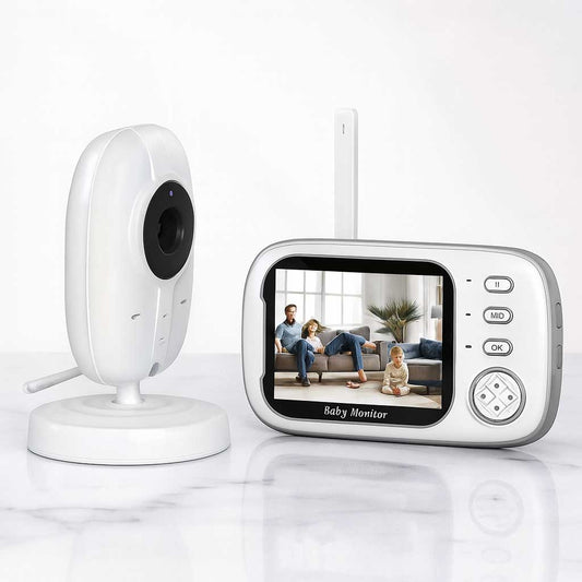 NurturaView – Trådlös Babyvakt med 3.5” Skärm, Nattkamera & Tvåvägsljud