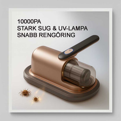 PureVac - 10kPa Sladdlös Handhållen Dammsugare för Madrass och Kvalster