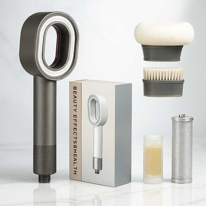 HydraLuxe – Handhållen Dusch med Flervägsfilter, Högt Vattentryck & VC Plant Fragrance Filter Cartridge för en Fräschare Duschupplevelse