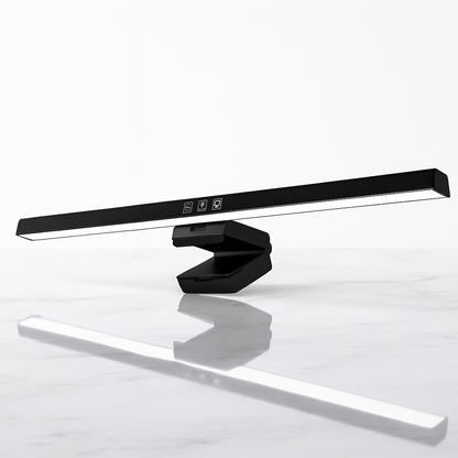 VisionBar – LED Skrivbordslampa med Justerbart Ljus & Antireflex för Dataskärm