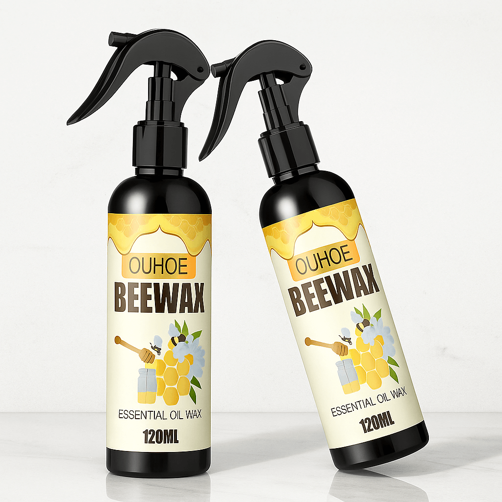 WaxHaven – Naturlig Bivaxspray för Trä och Möbler