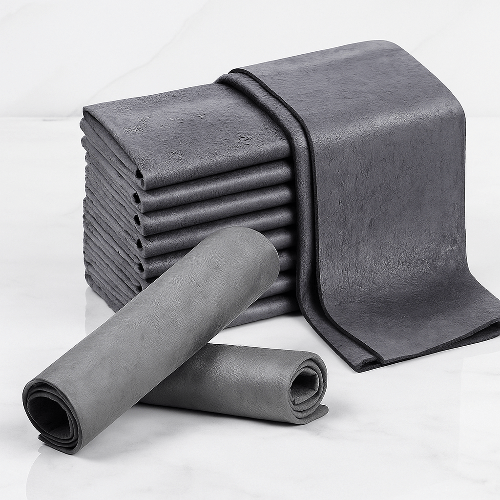 ShineWeave – Multifunktionell Mikrofiberduk för Fönster, Glas, Kök & Bilinteriör