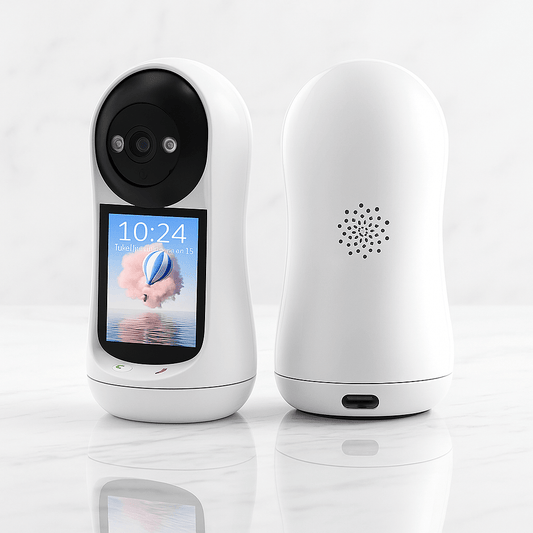 GuardEase – Trådlös Babyvakt & Säkerhetskamera med 3MP, 360° Vy & Gråtidentifiering