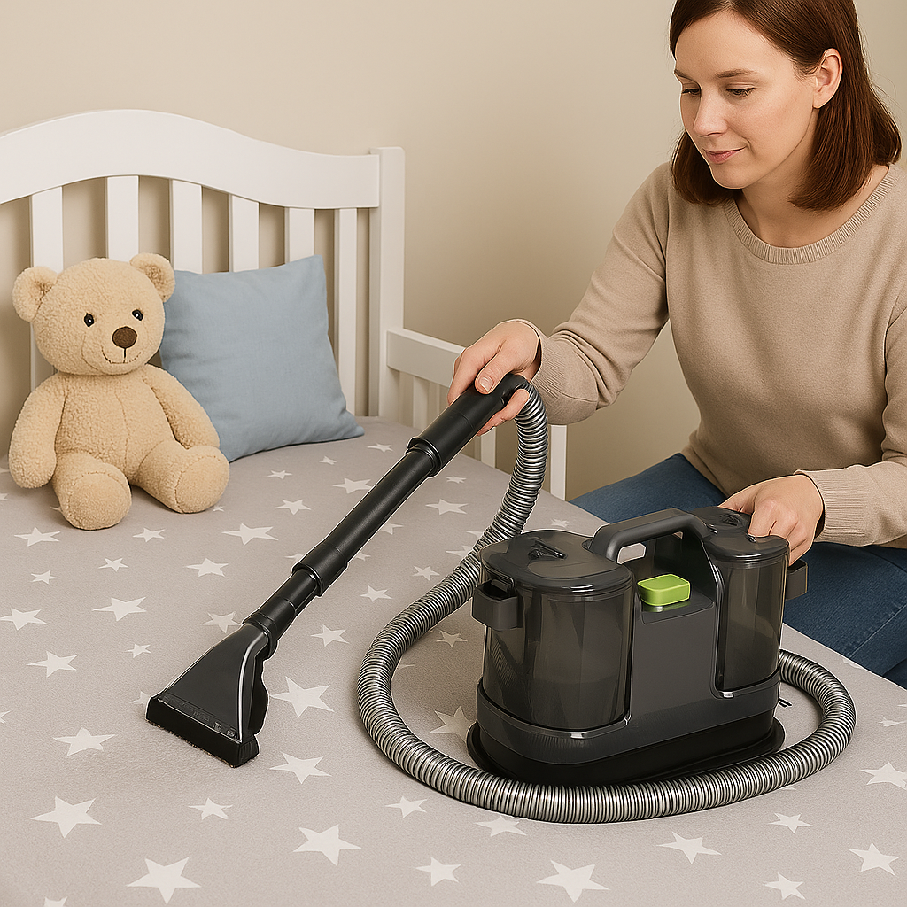 Renovo - Multifunktionell Våt- & Torrdammsugare med Textiltvätt– Din Kompletta Städmaskin för Hem, Bil & Mer