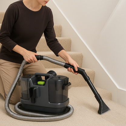 Renovo - Multifunktionell Våt- & Torrdammsugare med Textiltvätt– Din Kompletta Städmaskin för Hem, Bil & Mer