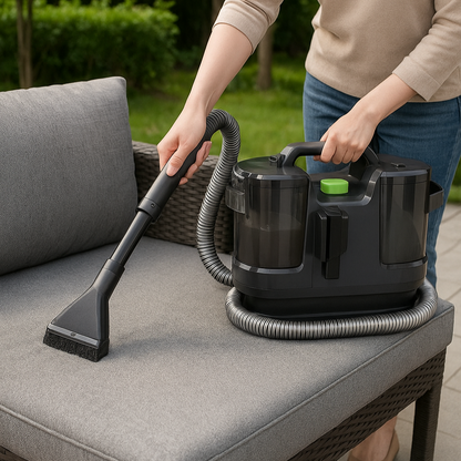 Renovo - Multifunktionell Våt- & Torrdammsugare med Textiltvätt– Din Kompletta Städmaskin för Hem, Bil & Mer