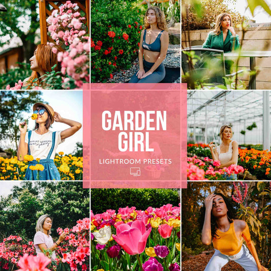 GARDEN GIRL LIGHTROOM PRESETS