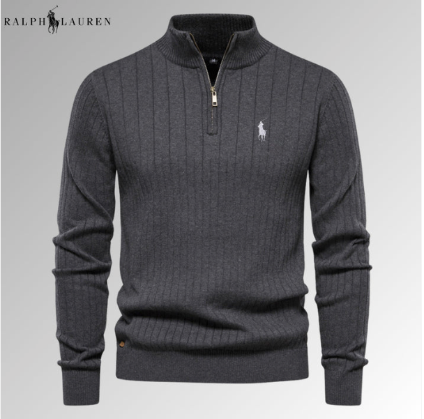 R&L Zip - Neck Jumper - Limited Stock