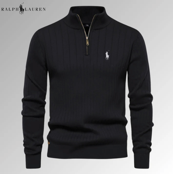 R&L Zip - Neck Jumper - Limited Stock