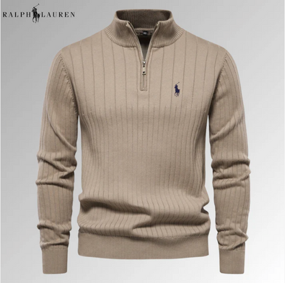 R&L Zip - Neck Jumper - Limited Stock