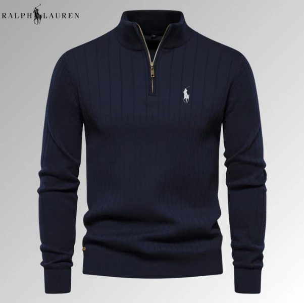 R&L Zip - Neck Jumper - Limited Stock
