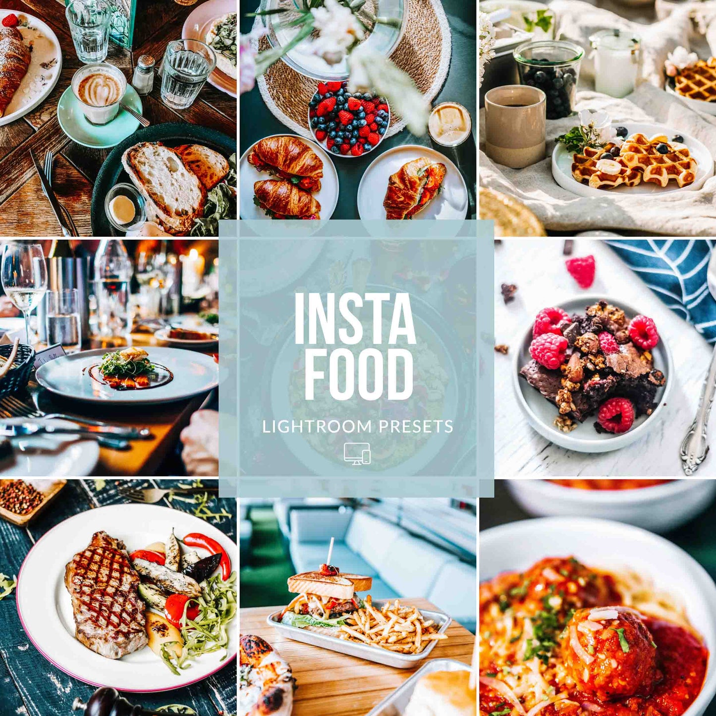 INSTA FOOD LIGHTROOM PRESETS