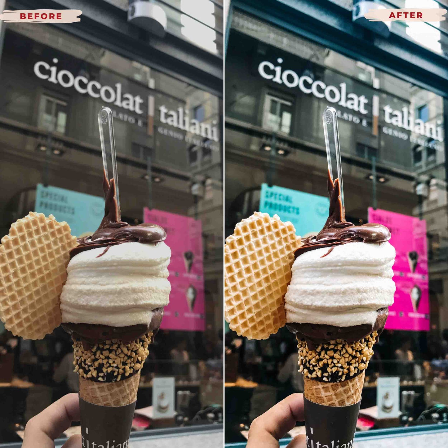 INSTA FOOD LIGHTROOM PRESETS