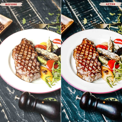 INSTA FOOD LIGHTROOM PRESETS