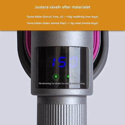 SteamEase – Handhållen Portabel Klädångare & Mini Strykjärn för Hem och Resa