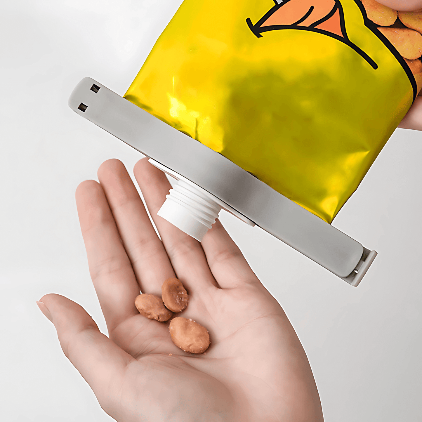 SealGrab – Kryddpåsesklämma med Gänglock och Lufttät Förslutning 5-pack