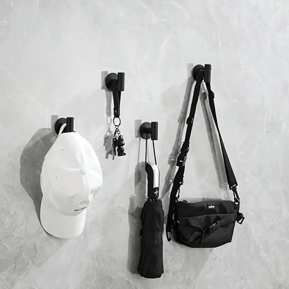 GripHook – Självhäftande Krokset i Rostfritt Stål för Väggförvaring i Badrum & Kök (2-pack)