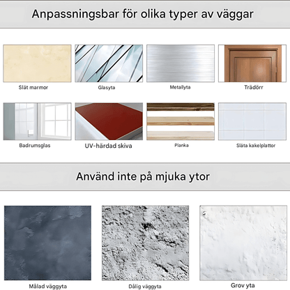 ClearHold – Självhäftande Transparenta Krokar med Stark 3M-Häftning för Vägg och Dörr i Hemmet