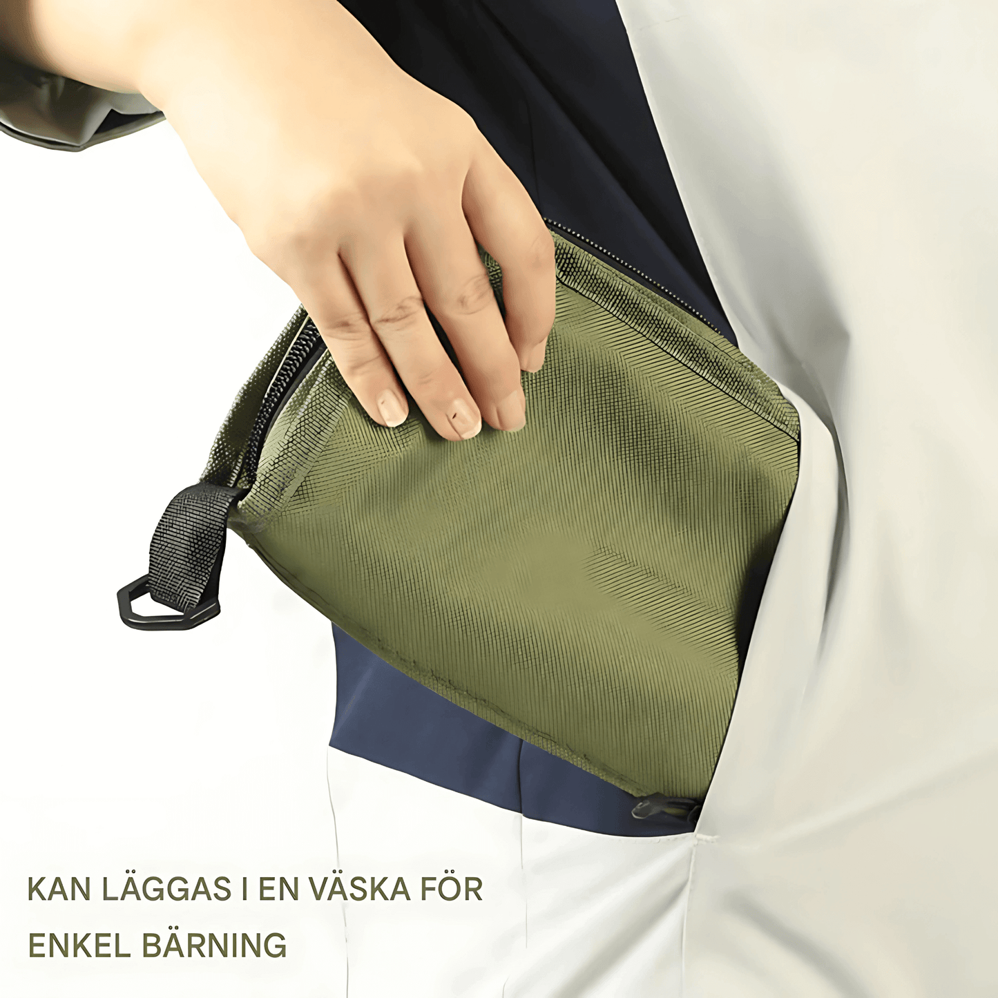 FoldSeat - Kompakt Hopfällbar Pall med Bärrem och Väderbeständig Dyna för Resor, Camping & Vardag