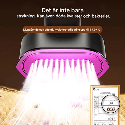 SmoothMist – Portabel Handhållen Steamer & Mini Strykjärn med 2-i-1 Funktion, 1200W & Snabb Uppvärmning