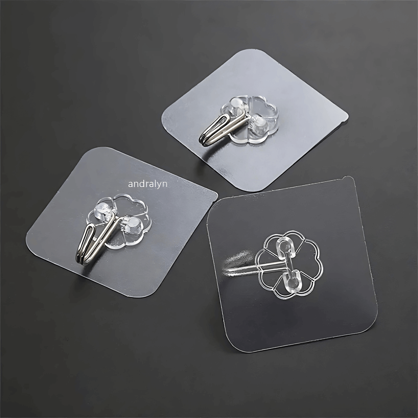 StickHook – Transparenta Självhäftande Väggkrokar för Kök & Badrum utan Borrning