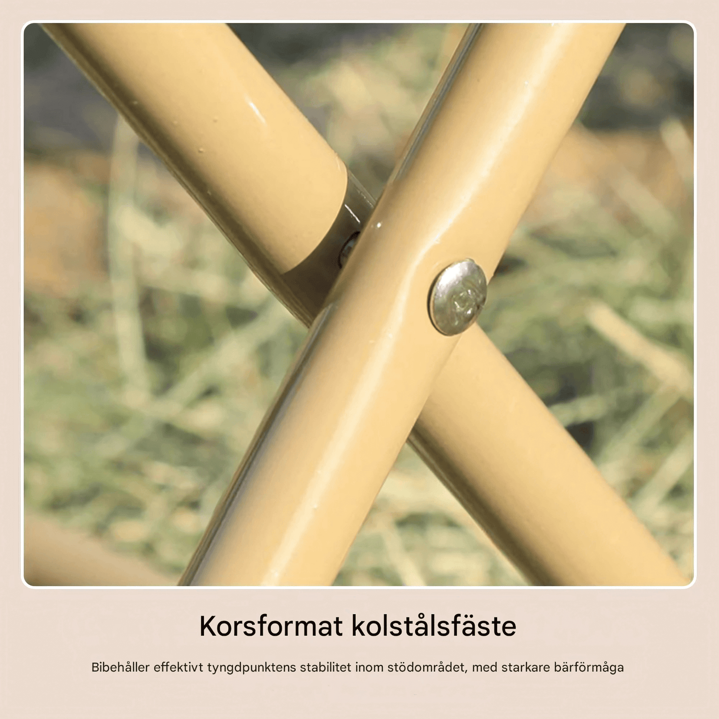 FoldSeat - Kompakt Hopfällbar Pall med Bärrem och Väderbeständig Dyna för Resor, Camping & Vardag