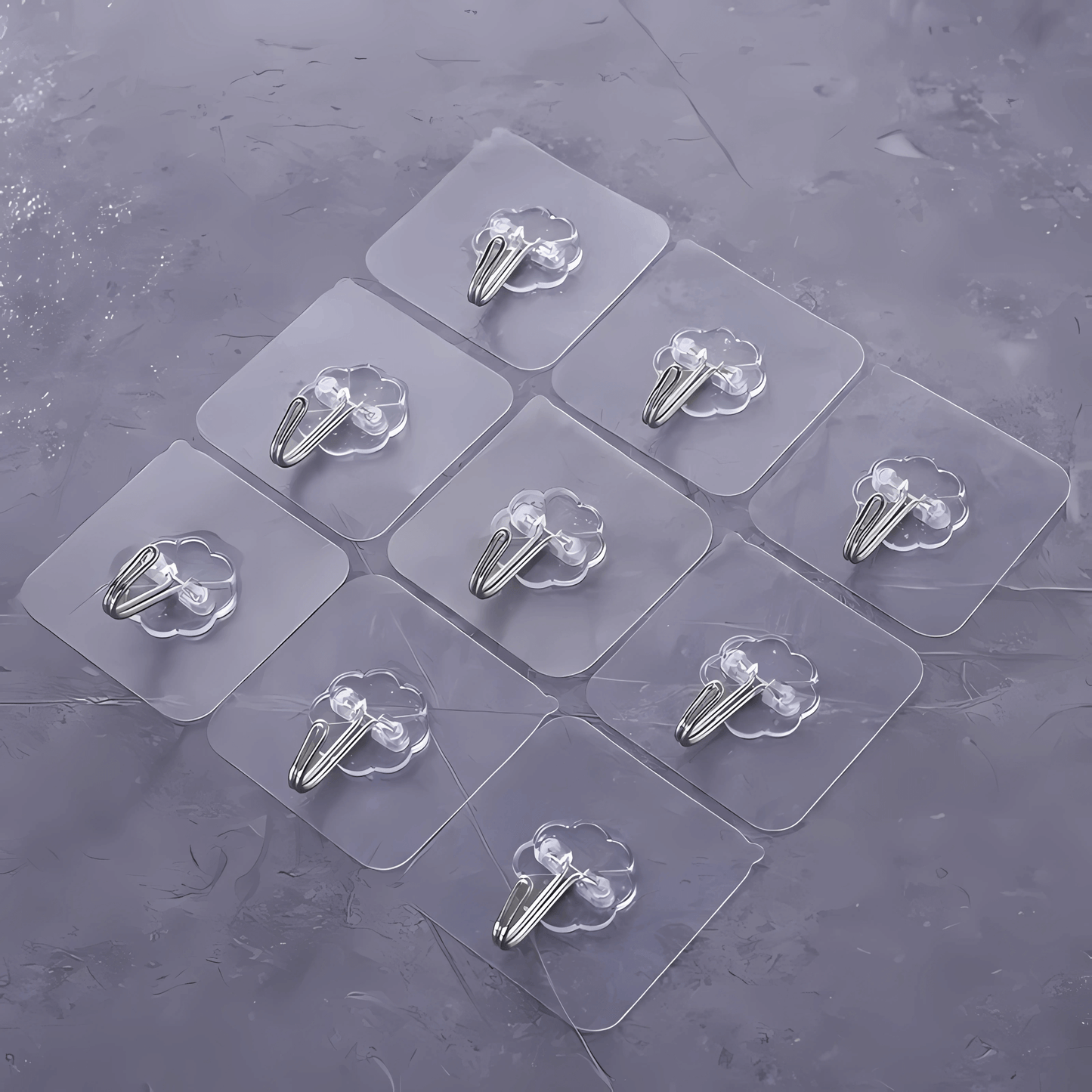 StickHook – Transparenta Självhäftande Väggkrokar för Kök & Badrum utan Borrning