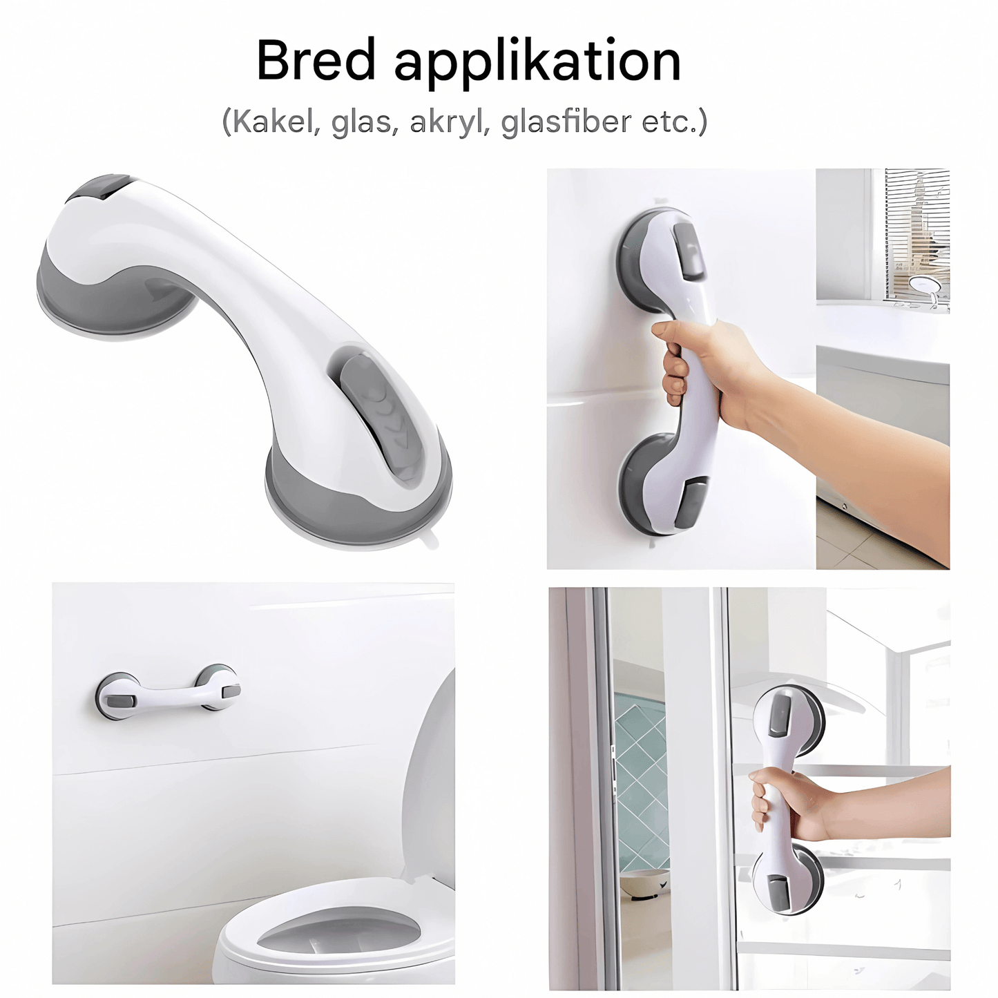 GripGuard – Duschhandtag med UltraGrepp, Sugkoppar & Halkfritt Stöd för Bad & Toalett