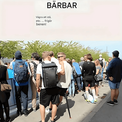 FlexSeat – Justerbar Hopfällbar Teleskopisk Pall för Utomhusbruk, Resor och Vardag