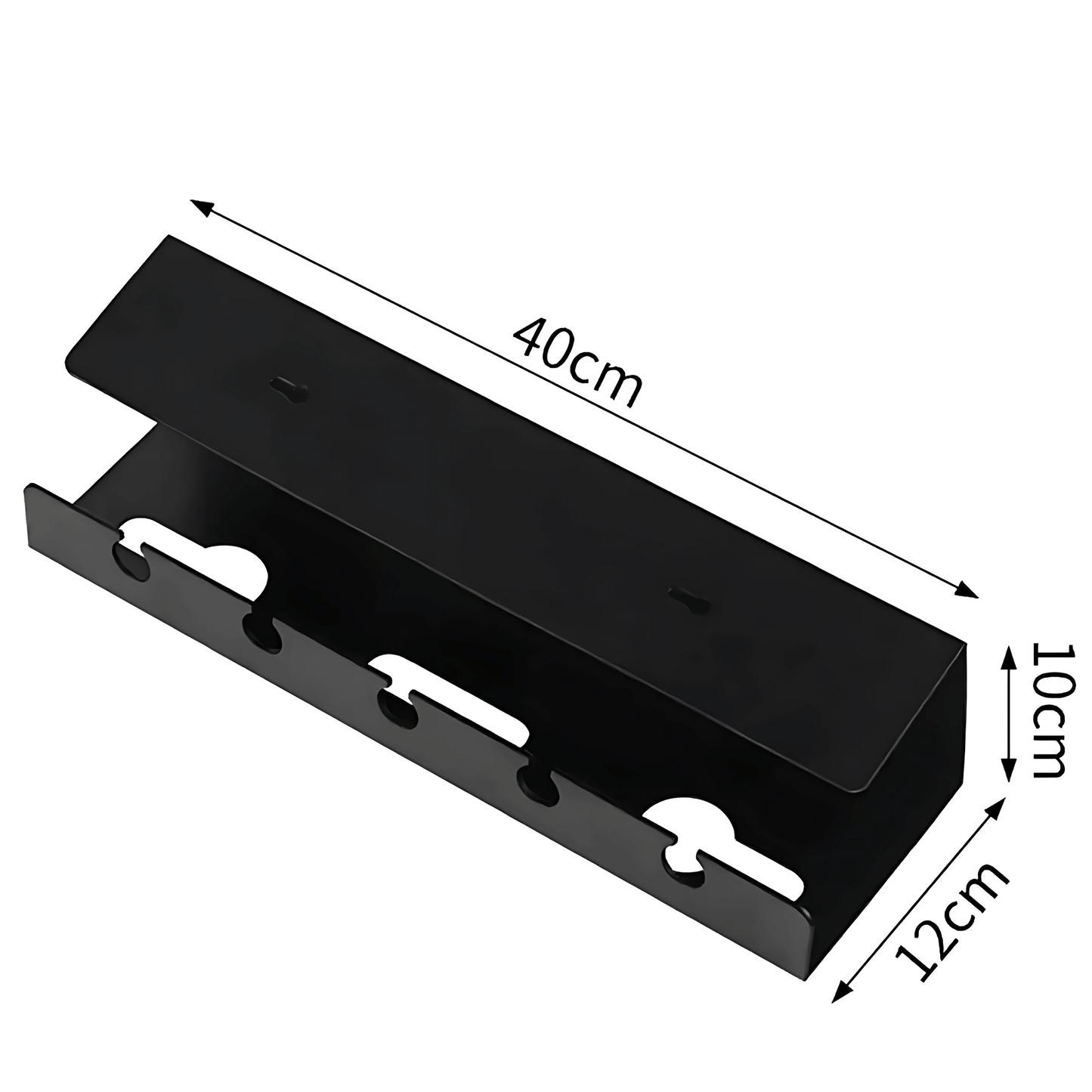 CordCove – Kabelhanteringslåda för Skrivbord med Självhäftande & Skruvmontering