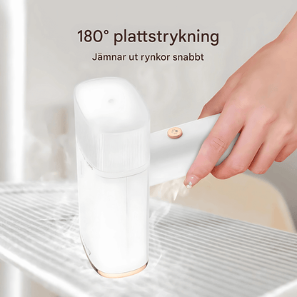 SteamFold – Portabel Handhållen Steamer & Resestrykjärn med Hopfällbar Design, 1000W & Snabb Uppvärmning