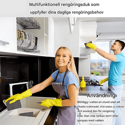 ShineWeave – Multifunktionell Mikrofiberduk för Fönster, Glas, Kök & Bilinteriör