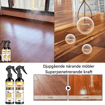 WaxHaven – Naturlig Bivaxspray för Trä och Möbler