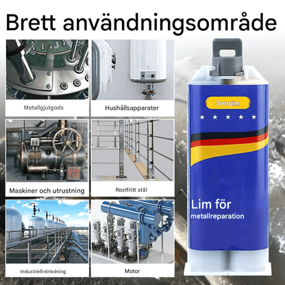 SteelBond – Högstyrke Vattentätt AB-Lim för Metall, Plast och Industrireparationer