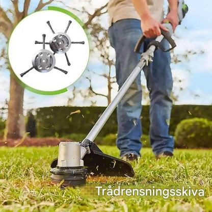 SteelSweep – Universellt Stålborsthuvud för Grästrimmer