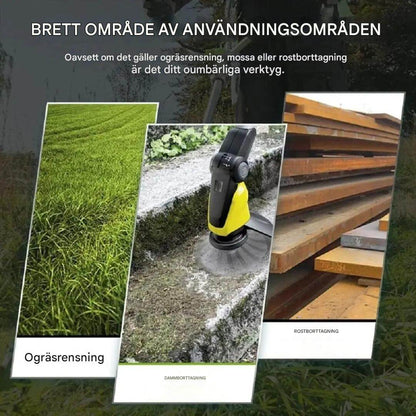 SteelSweep – Universellt Stålborsthuvud för Grästrimmer