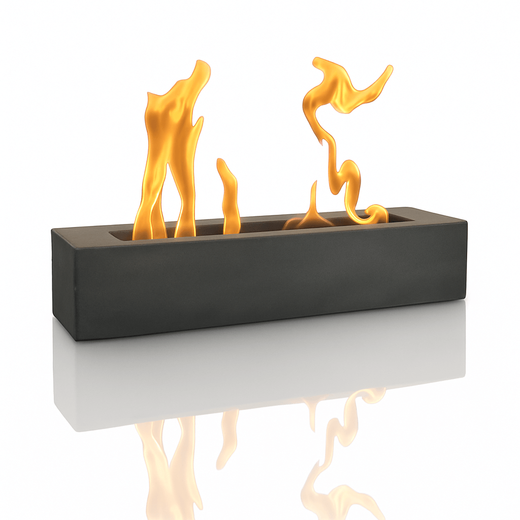 MAJA - Portabel Bordsbaserad Dekorativ Eldstad med Låga för Hemmet