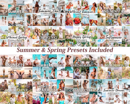 5000+ LIGHTROOM Presets Bundle, Mobile & Desktop Presets, Spring and Summer Aesthetic Presets, Influencer Photo filters for Instagram, vsco