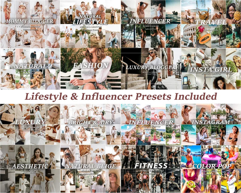 5000+ LIGHTROOM Presets Bundle, Mobile & Desktop Presets, Spring and Summer Aesthetic Presets, Influencer Photo filters for Instagram, vsco
