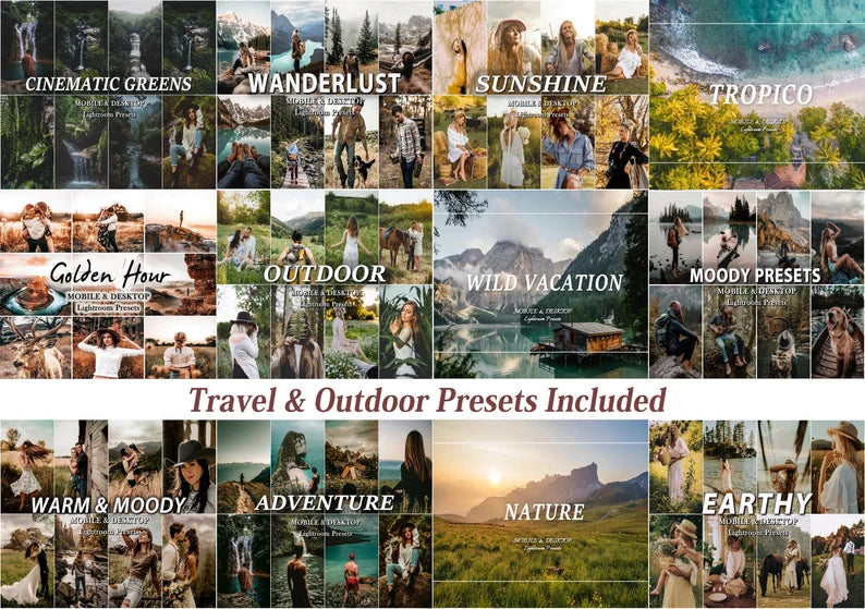 5000+ LIGHTROOM Presets Bundle, Mobile & Desktop Presets, Spring and Summer Aesthetic Presets, Influencer Photo filters for Instagram, vsco