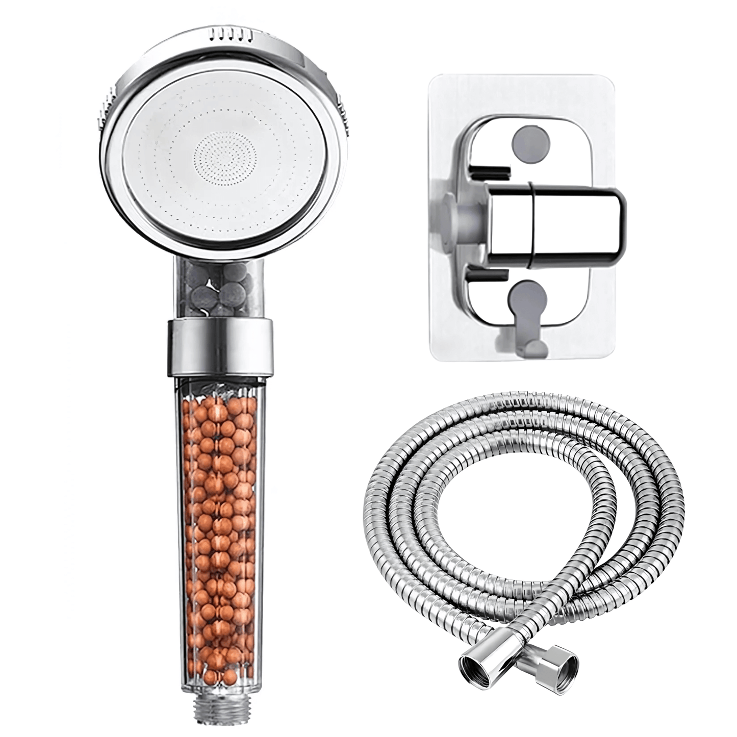 PureHaven – Handhållen Dusch med Dubbel Filtrering, Högt Vattentryck & Vattenbesparande Design för Badrummet