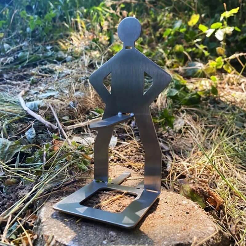 ARON - 5-pack Bärbar Korvhållare I Rostfritt Stål för Camping, Grill och Picknick