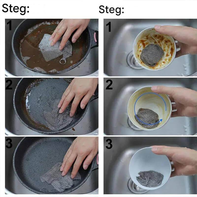 THEODOR - Multifunktionell Disktrasa av Ståltråd, Återanvändbar & Effektiv