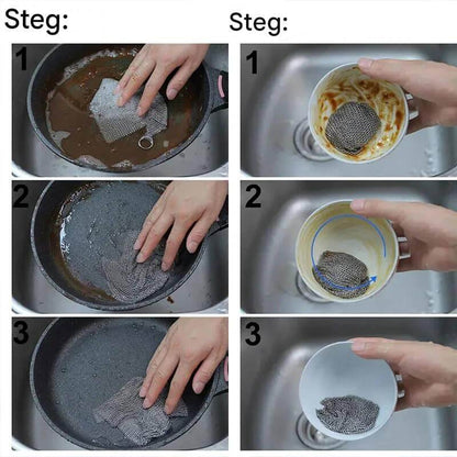 THEODOR - Multifunktionell Disktrasa av Ståltråd, Återanvändbar & Effektiv