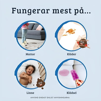 EVELINA - Ekologisk Fläckborttagningsspray Säker för Babykläder och Alla Tyger
